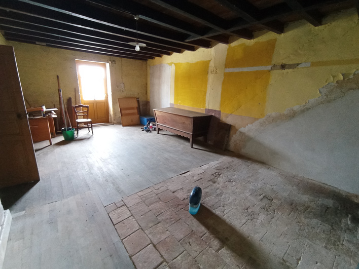 parquet famille enfants  travaux ancien