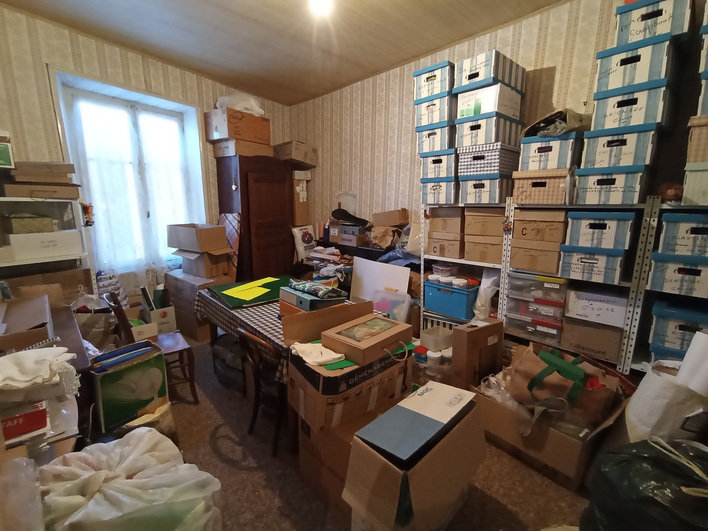 &eacute;tage balcon bureau entr&eacute;e ouverte salon ouvert