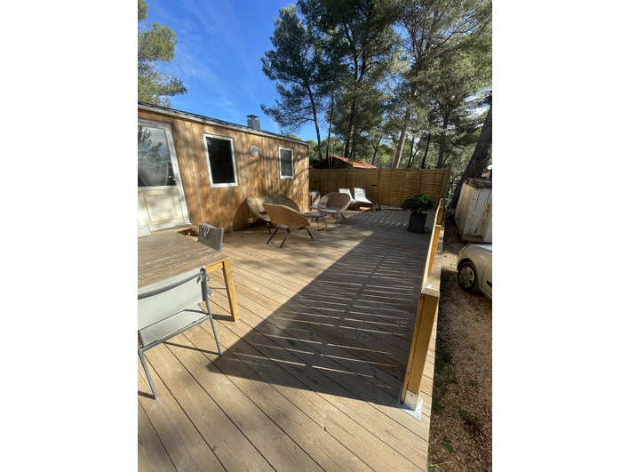 Mobil-home, terrain, habitation legere, chalet, 3 pieces, proche acces routier, Castellet, proche co