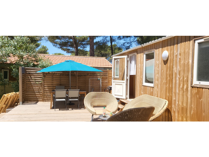 Mobil-home, terrain, habitation legere, chalet, 3 pieces, proche acces routier, Castellet, proche co