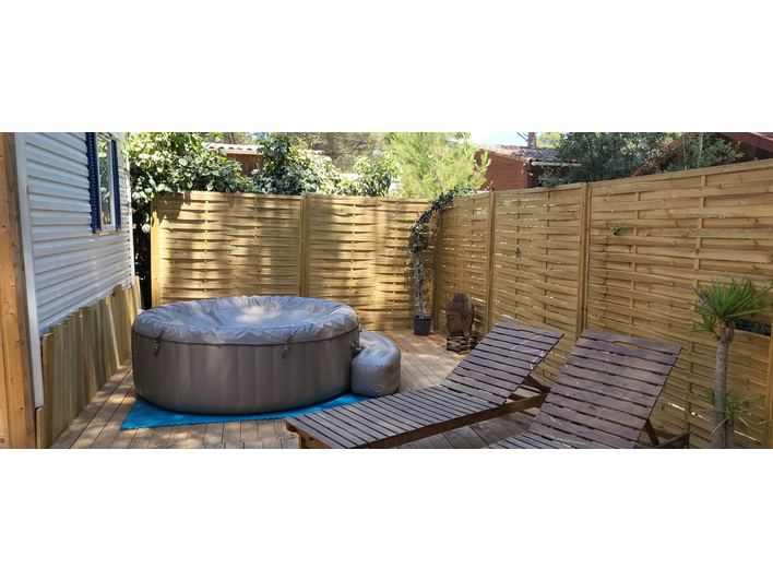 Mobil-home, terrain, habitation legere, chalet, 3 pieces, proche acces routier, Castellet, proche co